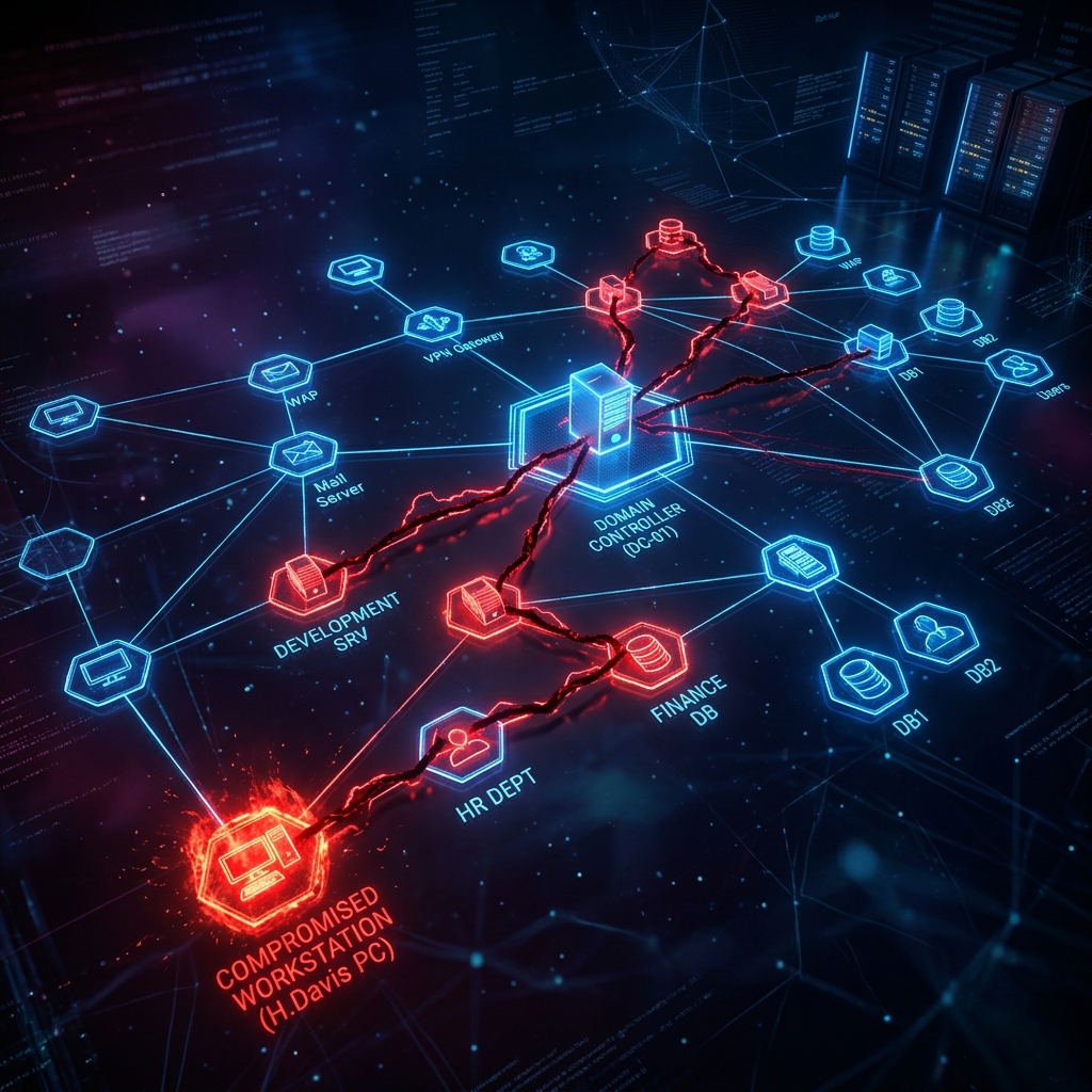 Lateral Movement Network Topology