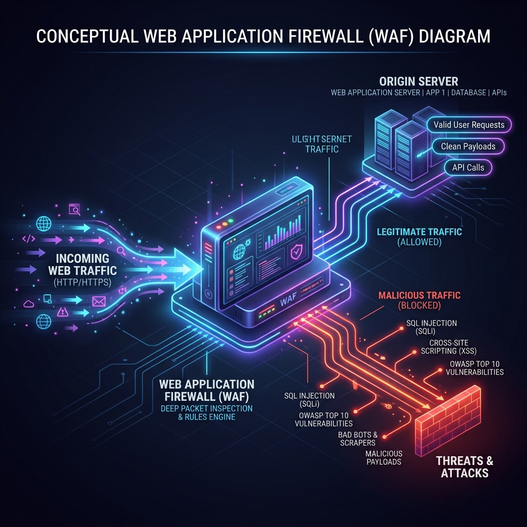 WAF (Web Application Firewall) Çalışma Mantığı