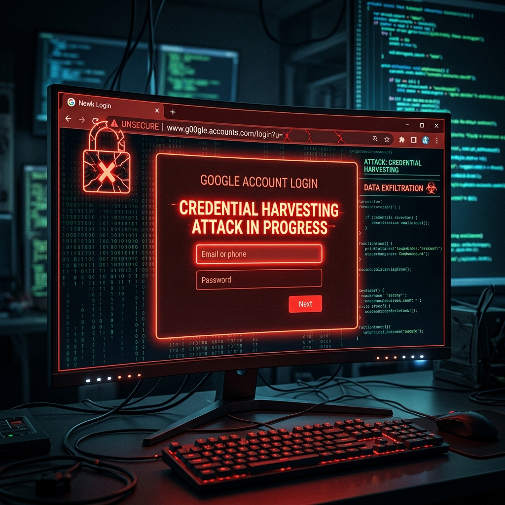 Sahte Login Sayfası ile Parola Çalma