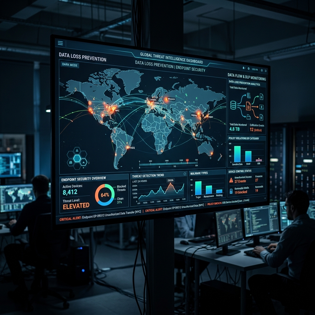 DLP Dashboard Analytics